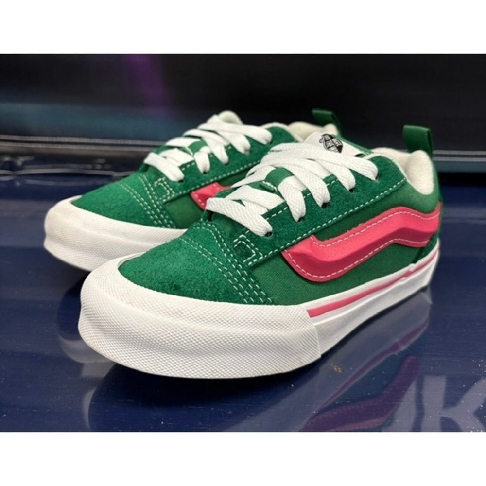 Vans Knu Skool Watermelon Green Pink 751505 Kids sneakers size 13